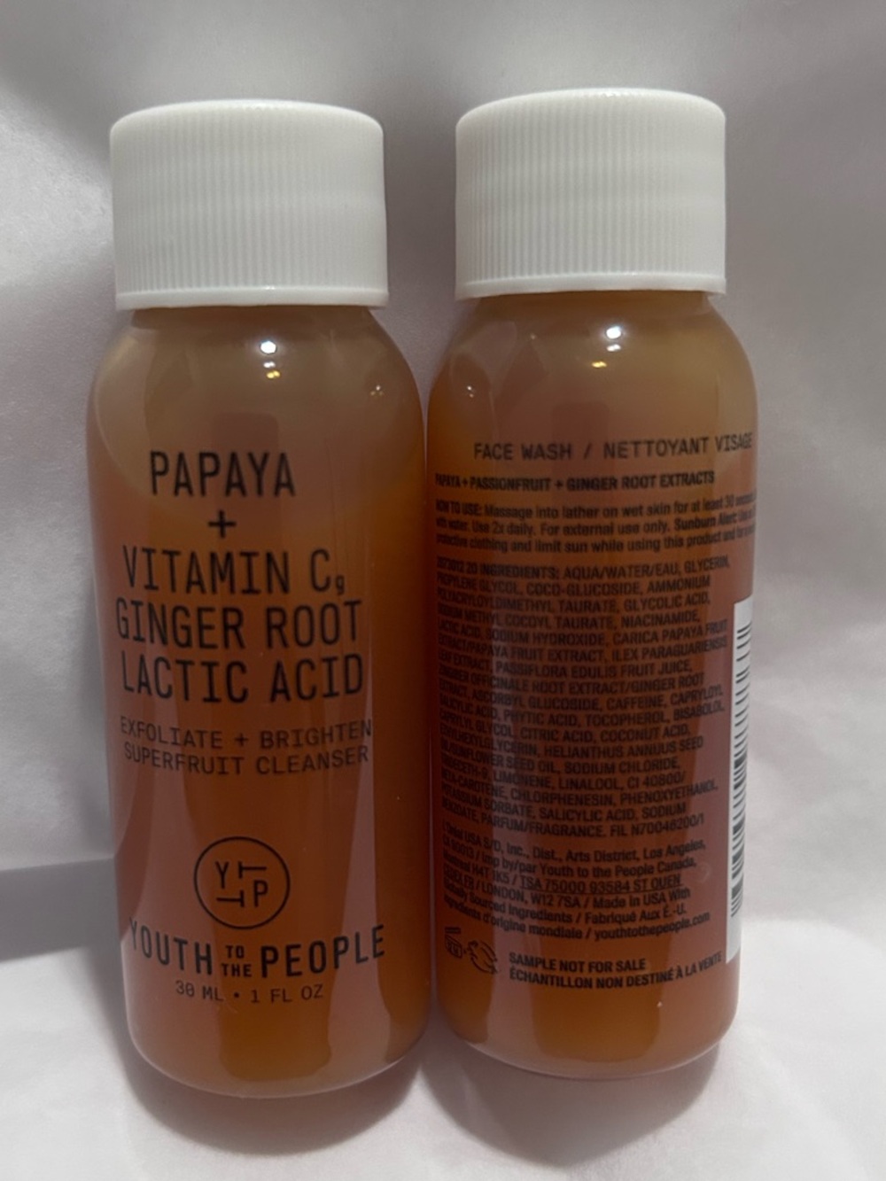 Youth to the People - Papaya + Vit C Ginger Root Lactic Acid Superfruit Cleanser